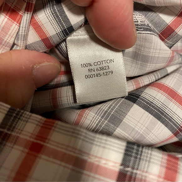 Women’s CJ Banks Fitted Plaid Button Up Shirt Plus Size 2X - Picture 7 of 7